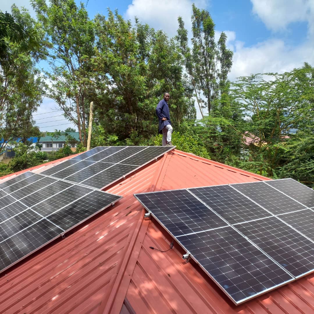 Solar panel installation